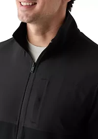 Men's Full-Zip Mock-Neck Sweater
