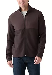 Mock Neck Full Zip Jacket