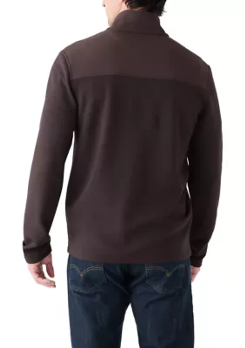 Mock Neck Full Zip Jacket