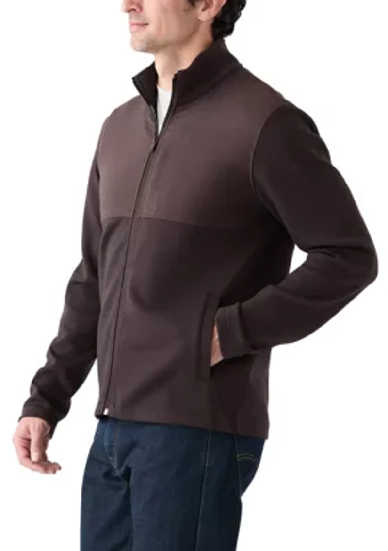 Mock Neck Full Zip Jacket