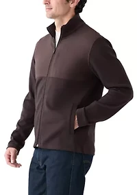 Mock Neck Full Zip Jacket