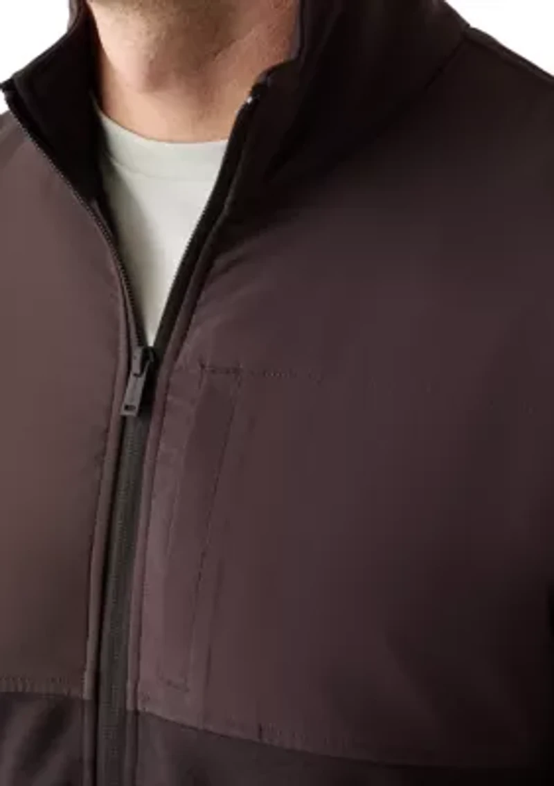 Mock Neck Full Zip Jacket