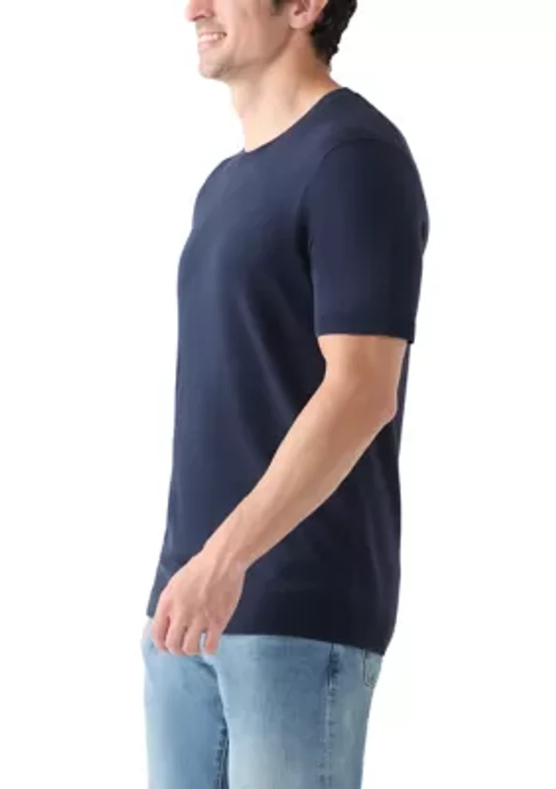 Men's Short Sleeve Sweater