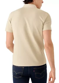 Men's Mixed Media Polo Shirt