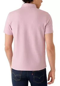 Men's Mixed Media Polo Shirt