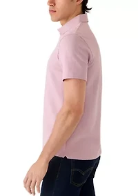 Men's Mixed Media Polo Shirt