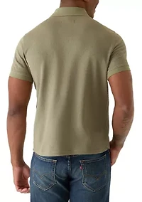 Men's Ribbed Johnny Collar Shirt