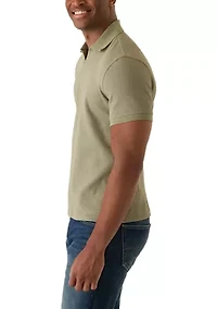 Men's Ribbed Johnny Collar Shirt