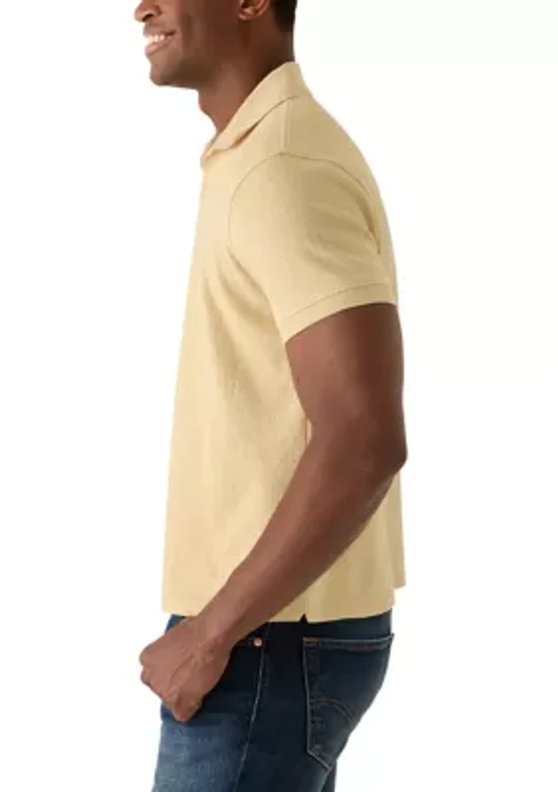 Men's Ribbed Johnny Collar Shirt