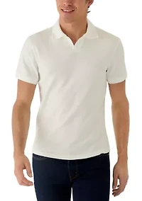 Men's Ribbed Johny Collar Shirt