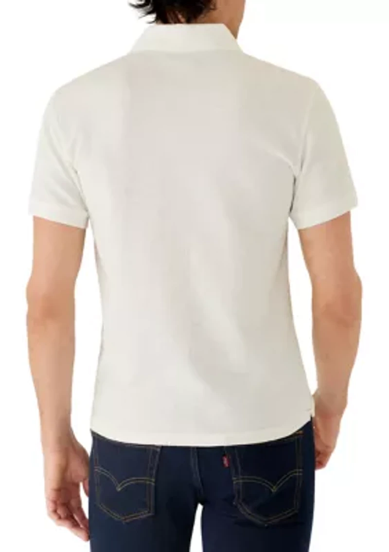 Men's Ribbed Johny Collar Shirt