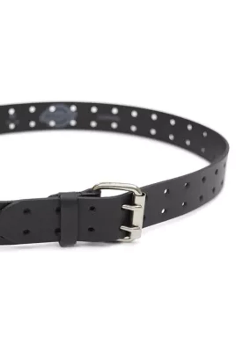 38 Millimeter Double Prong Belt with Roller Buckle