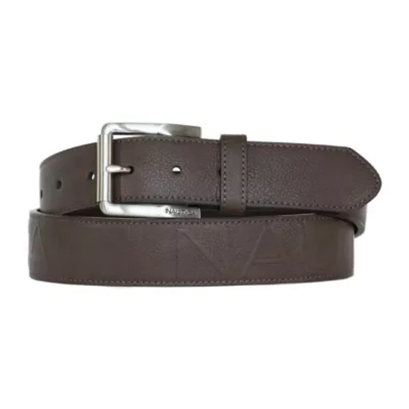 Embossed Logo Jean Belt