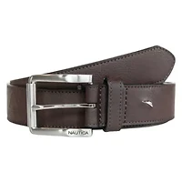 Embossed Logo Jean Belt