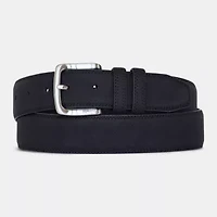 Casual Padded Leather Belt with Signature Ornament