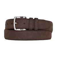 Casual Padded Leather Belt with Signature Ornament