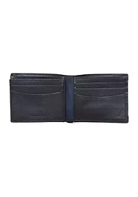 Logo Rubber/Leather Bifold Wallet