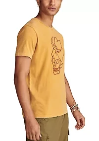 Western Skull Short Sleeve Graphic T-Shirt