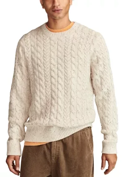 Cable Crew Neck Sweater