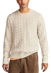Cable Crew Neck Sweater