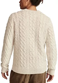 Cable Crew Neck Sweater