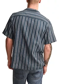 Short Sleeve Camp Collar Shirt