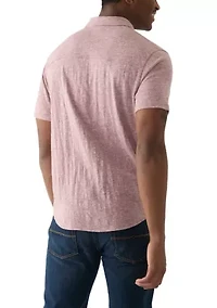 Short Sleeve Linen Button Down Shirt