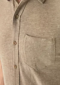 Short Sleeve Linen Button Down Shirt