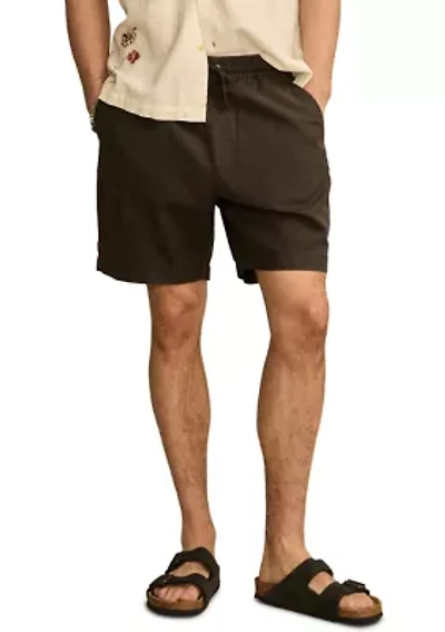 7" Linen Pull On Shorts