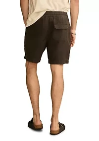 7" Linen Pull On Shorts