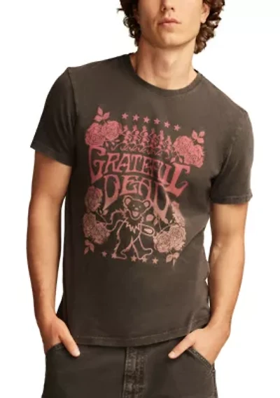 Grateful Dead Floral Short Sleeve Graphic T-Shirt