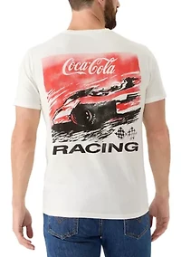 Men's Short Sleeve Coca Cola Racing Graphic T-Shirt