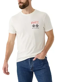 Men's Short Sleeve Coca Cola Racing Graphic T-Shirt