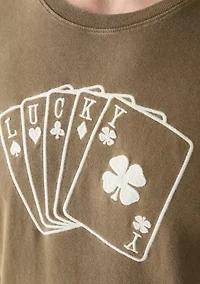Lucky Cards Graphic T-Shirt