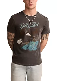 Billy Idol Short Sleeve Graphic T-Shirt