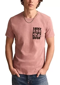 Peace Out Flowers Graphic T-Shirt