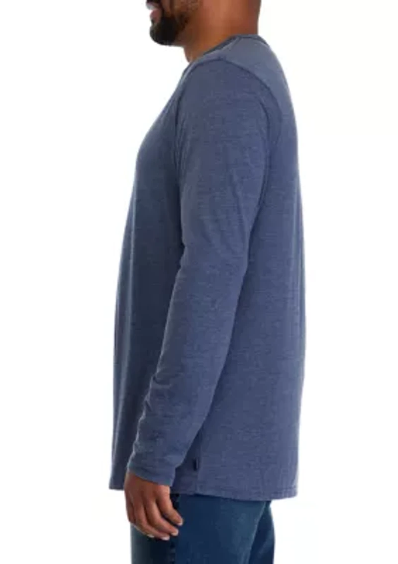Big & Tall Burnout Notch T-Shirt