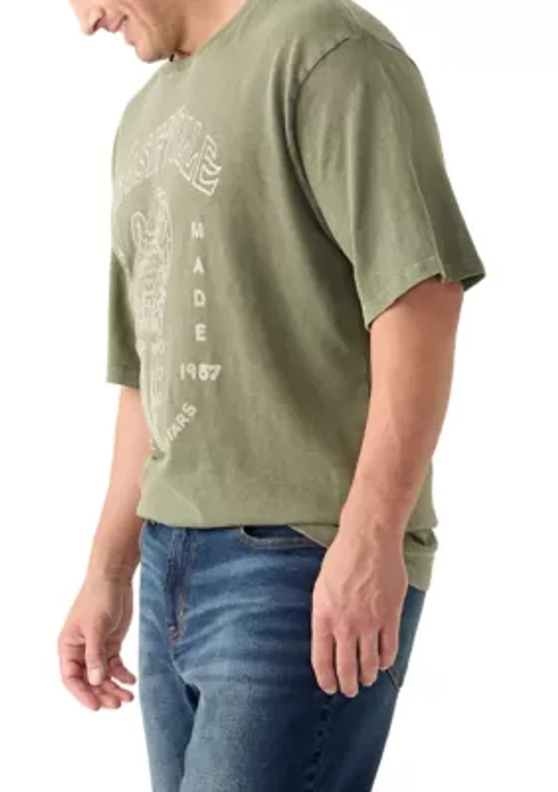 Big & Tall Short Sleeve Nashville Guitars Graphic T-Shirt