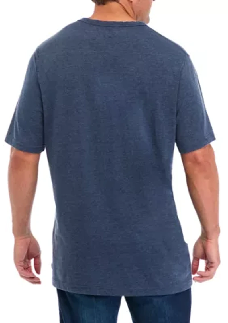 Big & Tall Short Sleeve Burnout T-Shirt