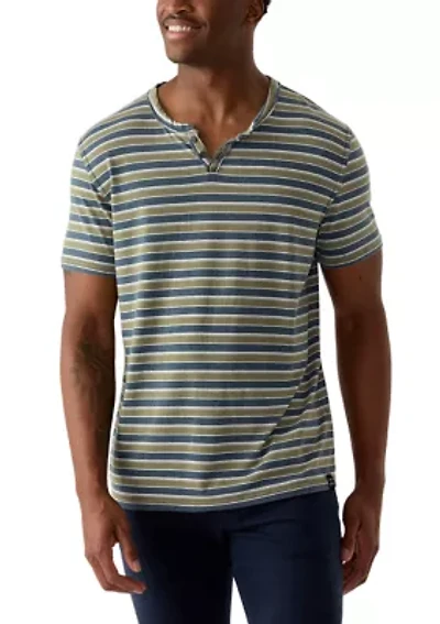 Venice Burnout Stripe Crew Neck Shirt