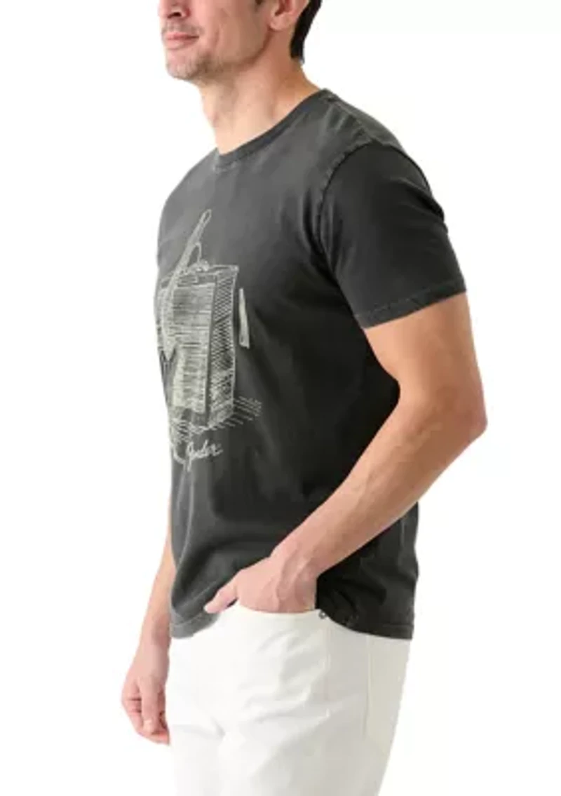 Fender Strat Drawing Graphic T-Shirt