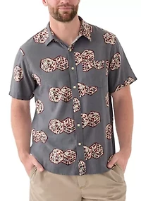 Dice Printed Short Sleeve Shirt