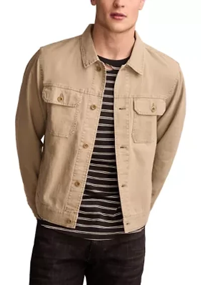 Linen Trucker Jacket