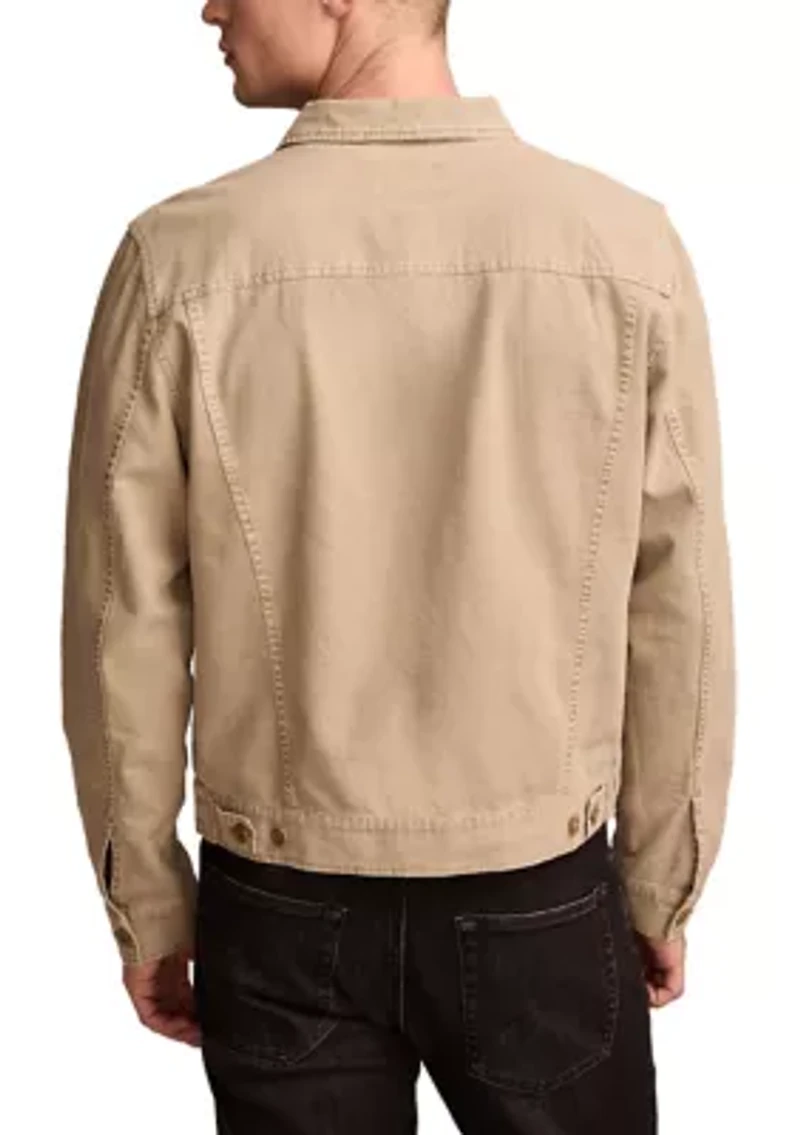 Linen Trucker Jacket