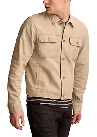 Linen Trucker Jacket
