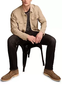 Linen Trucker Jacket