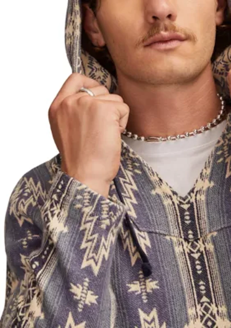 Woven Jacquard Printed Hoodie