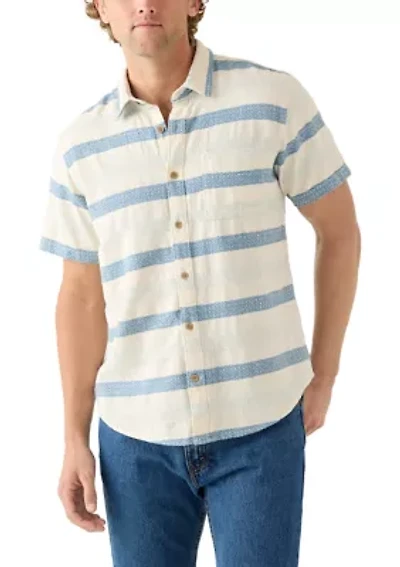 Short Sleeve Derby Strip San Gabriel Shirt