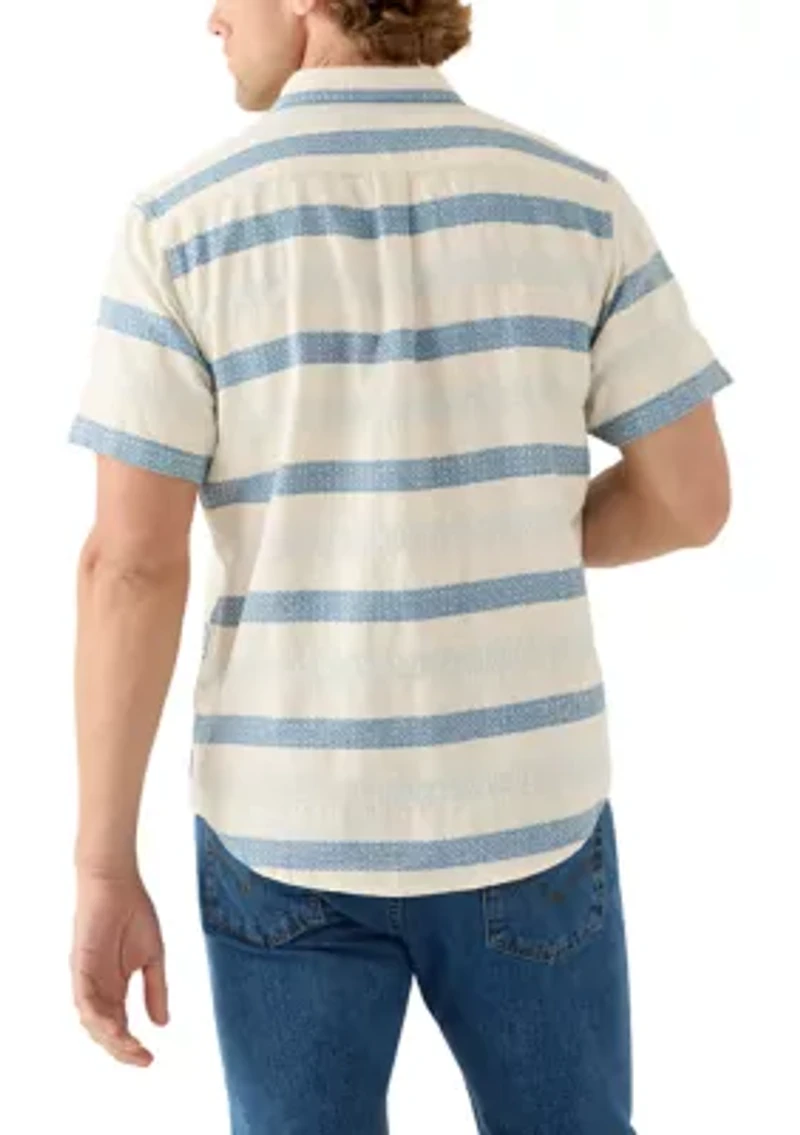 Short Sleeve Derby Strip San Gabriel Shirt