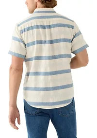 Short Sleeve Derby Strip San Gabriel Shirt